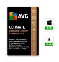 AVG Ultimate (Total Security Suite , PC Cleaner & AntiTracker) (1 PC | 3 Years) (Email Delivery in 2 hours- No CD)